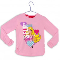 Фуфайка (футболка) с длинными рукавами для девочки