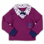 Фуфайка (футболка) длинный рукав для мальчика