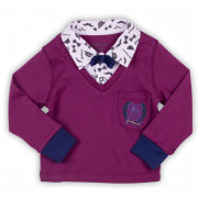 Фуфайка (футболка) длинный рукав для мальчика